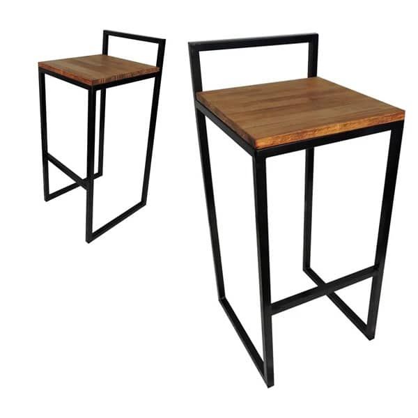 Banqueta Para Balcão Estilo Industrial 2 Peças Personalizado